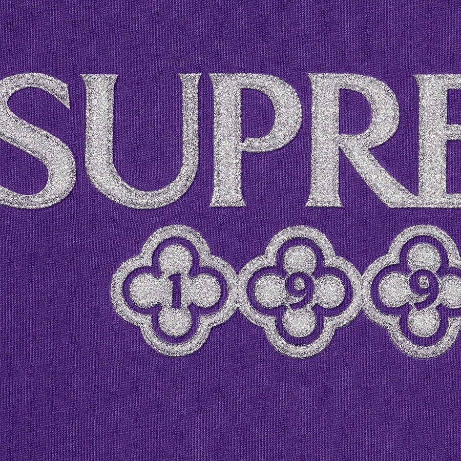 Supreme Glitter S S Top (FW21) - Purple - $88