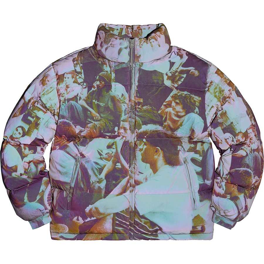 Supreme Lafayette Reflective Down Jacket (FW21) - Multicolor - $448