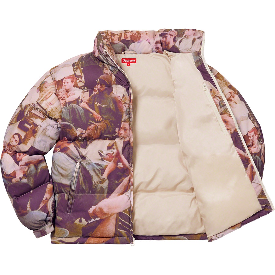 Supreme Lafayette Reflective Down Jacket (FW21) - Multicolor - $448