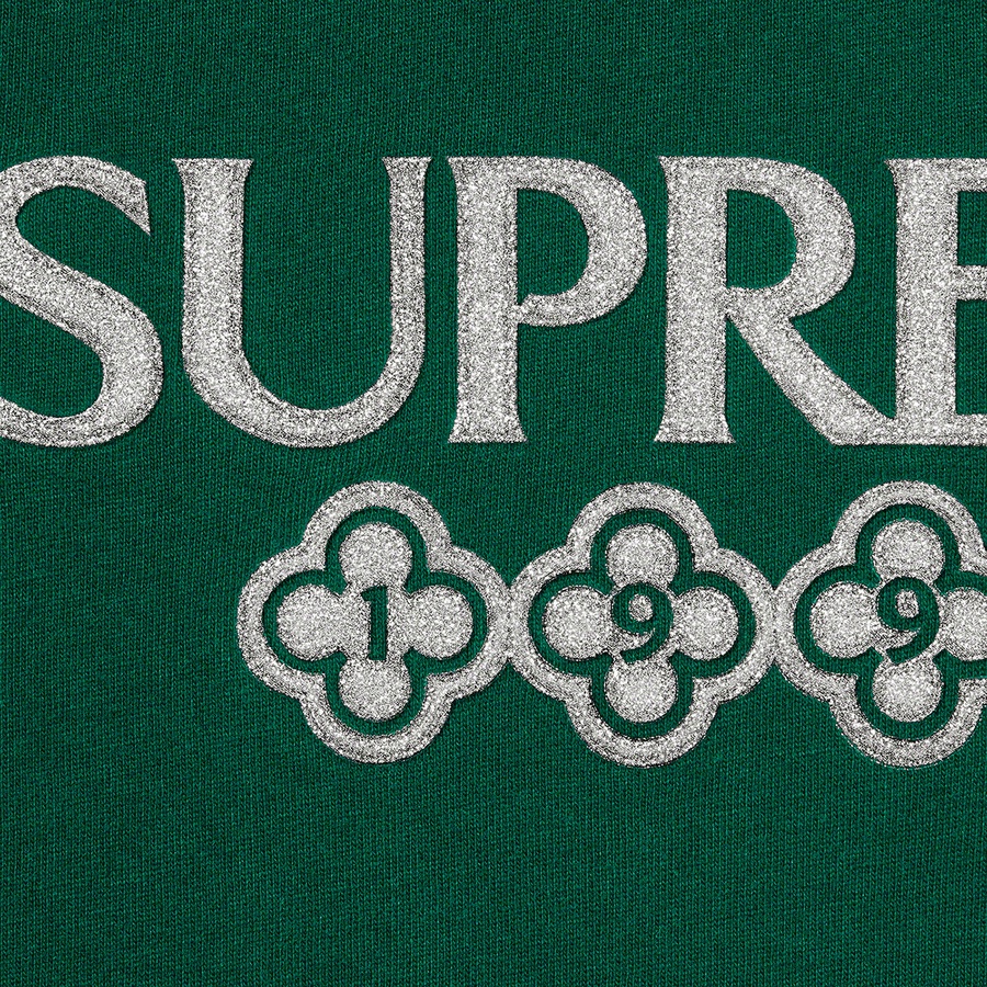 Supreme Glitter S S Top (FW21) - Dark Green - $88