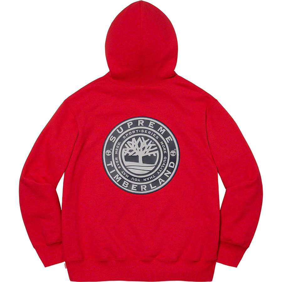 Supreme Supreme Timberland Hooded Sweatshirt (FW21) - Red - $168