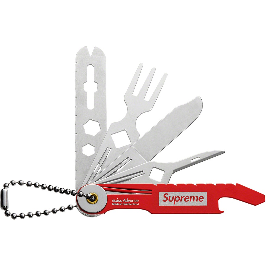 Supreme Supreme Swiss Advance Crono N5 Pocket Knife (FW21) - Red - $64