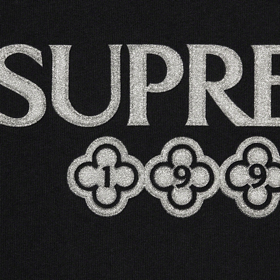Supreme Glitter S S Top (FW21) - Black - $88