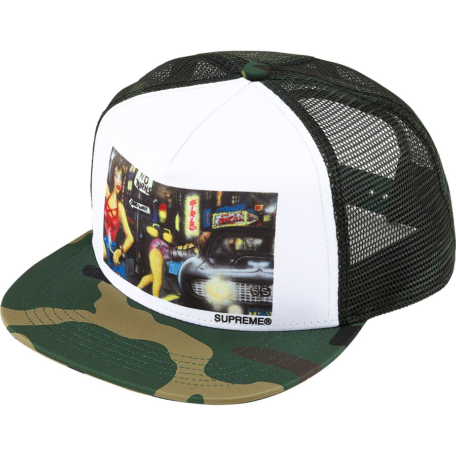 Supreme Lady Pink Supreme Mesh Back 5-Panel (FW21) - Woodland Camo - $42