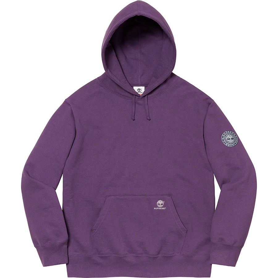 Supreme Supreme Timberland Hooded Sweatshirt (FW21) - Dusty Purple - $168