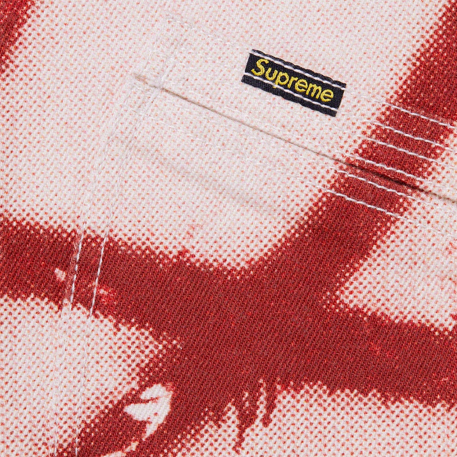 Supreme Christopher Wool Supreme Denim Work Jacket (FW21) - Red - $228