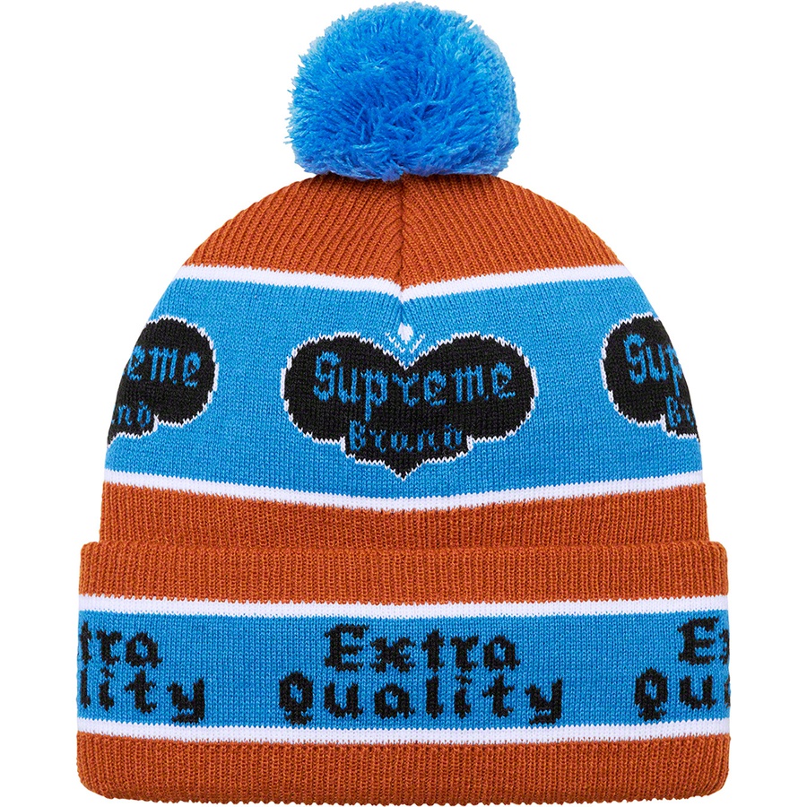 Supreme Extra Quality Beanie (FW21) - Rust - $38