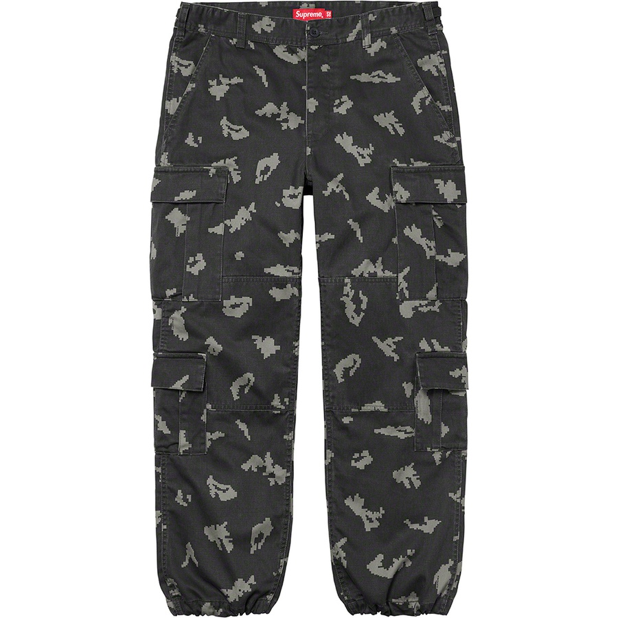 Supreme Cargo Pant (FW21) - Black Russian Camo - $158