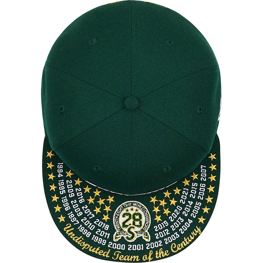 Supreme Undisputed Box Logo New Era (FW21) - Dark Green - $54