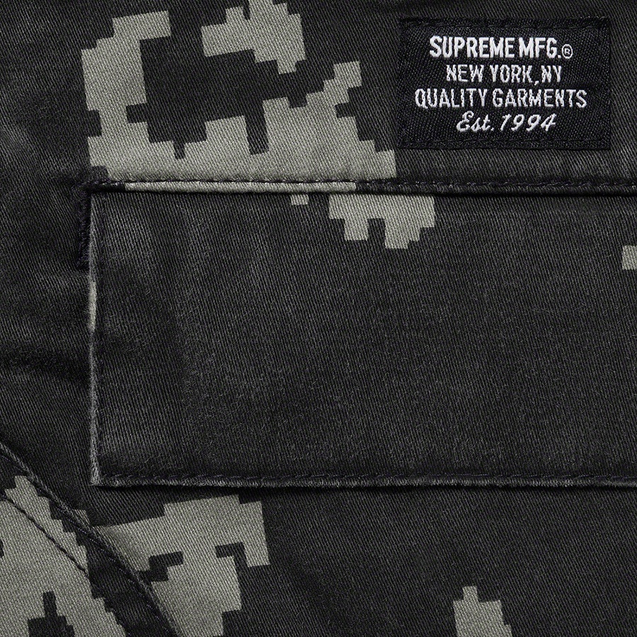 Supreme Cargo Pant (FW21) - Black Russian Camo - $158