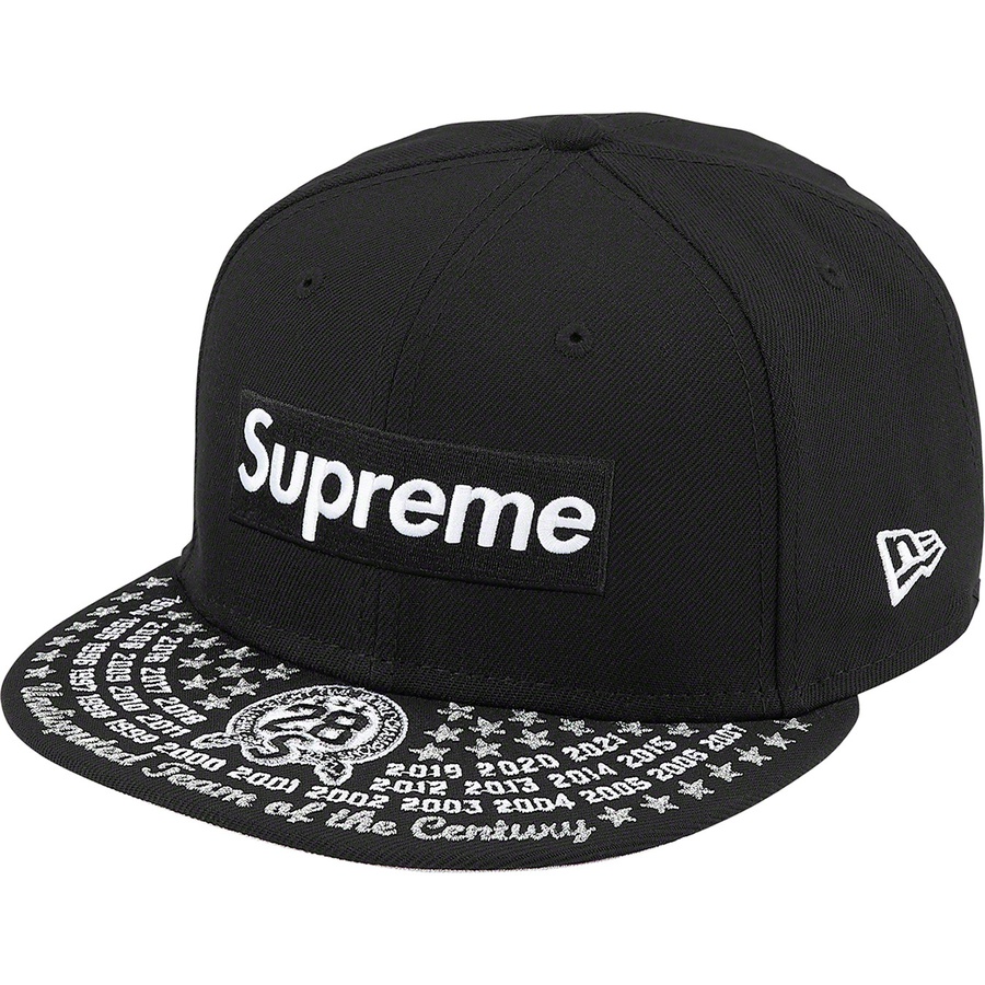 Supreme Undisputed Box Logo New Era (FW21) - Black - $54