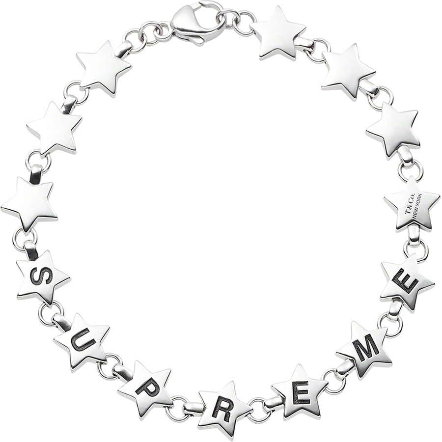 Supreme Supreme Tiffany & Co. Star Bracelet (FW21) - Silver - $450