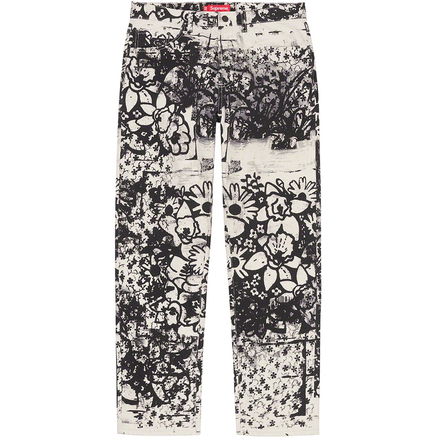 Supreme Christopher Wool SupremeRegular Jean (FW21) - Black - $168