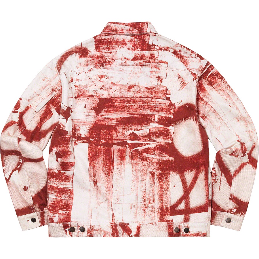 Supreme Christopher Wool Supreme Denim Work Jacket (FW21) - Red - $228