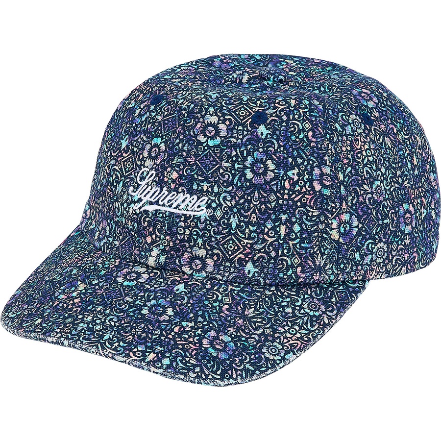 Supreme Liberty Floral 6-Panel (FW21) - Blue - $54