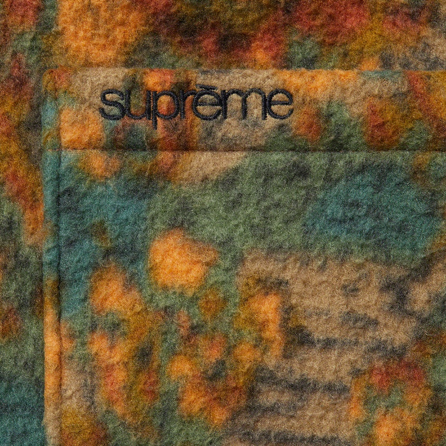 Supreme Paisley Fleece Shirt (FW21) - Tan - $138