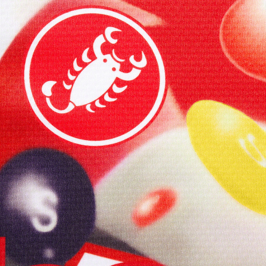 Supreme Supreme Skittles <wbr>Castelli L S Cycling Jersey (FW21) - Red - $198