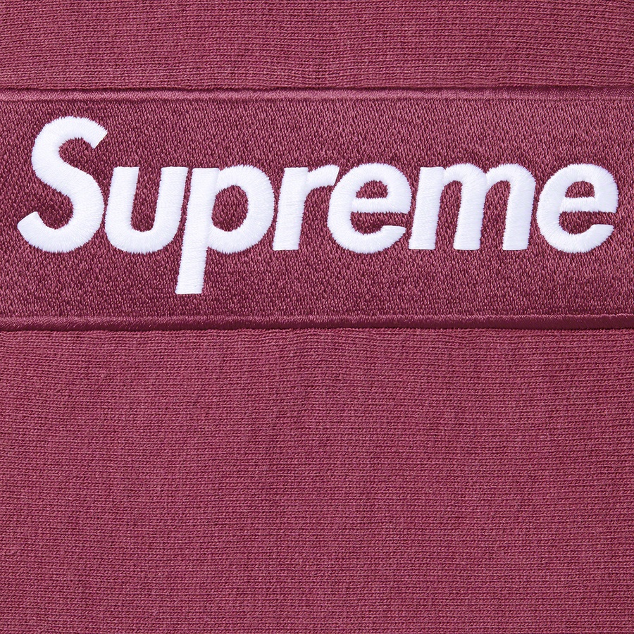 Supreme Box Logo Hooded Sweatshirt (FW21) - Plum - $168