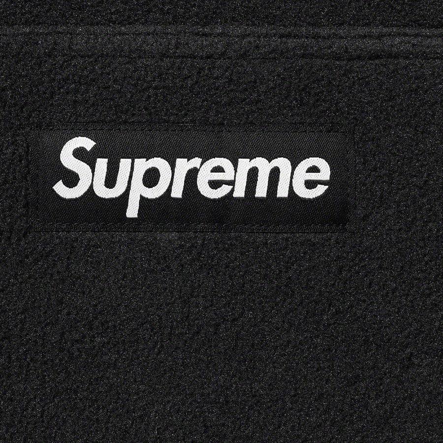 Supreme Polartec Hooded Sweatshirt (FW21) - Black - $148