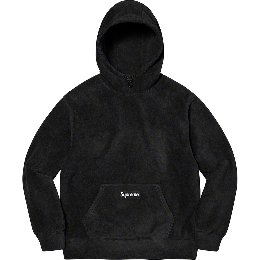 Supreme Polartec Hooded Sweatshirt (FW21) - Black - $148
