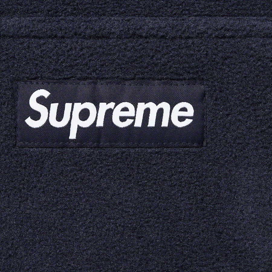 Supreme Polartec Hooded Sweatshirt (FW21) - Navy - $148