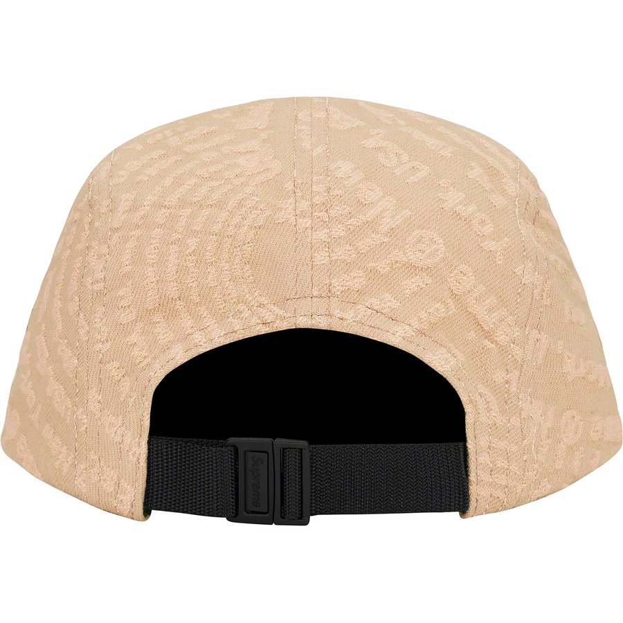 Supreme Circles Jacquard Denim Camp Cap (FW21) - Brown - $48