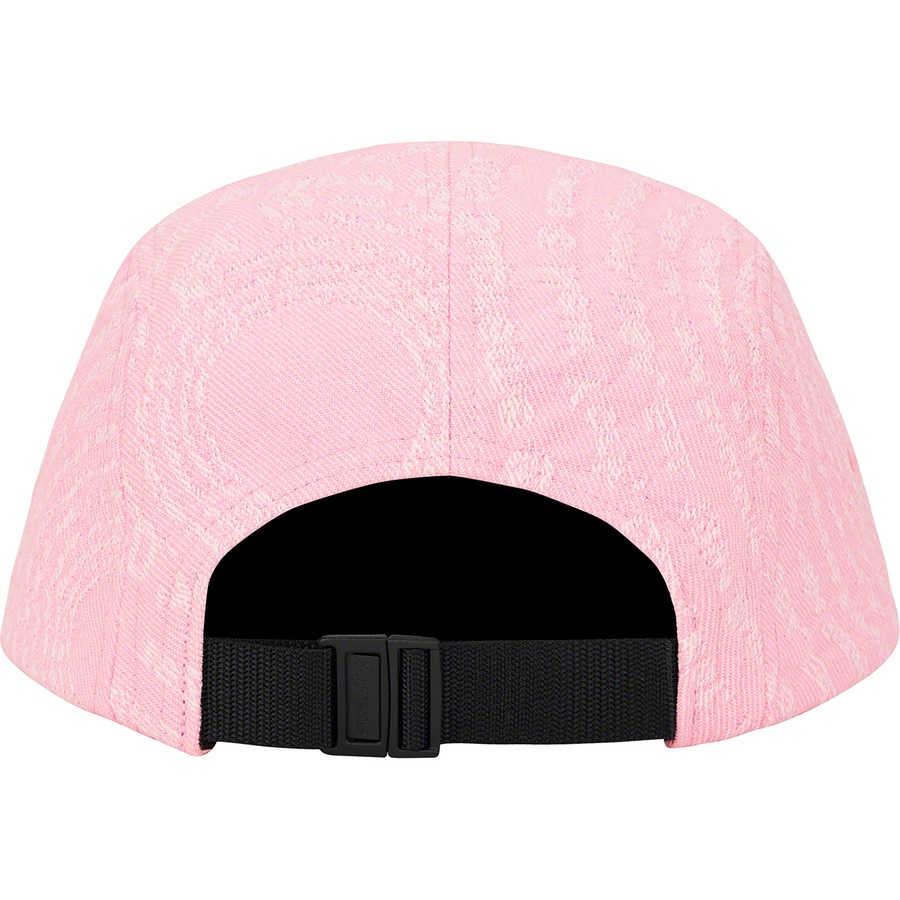 Supreme Circles Jacquard Denim Camp Cap (FW21) - Pink - $48