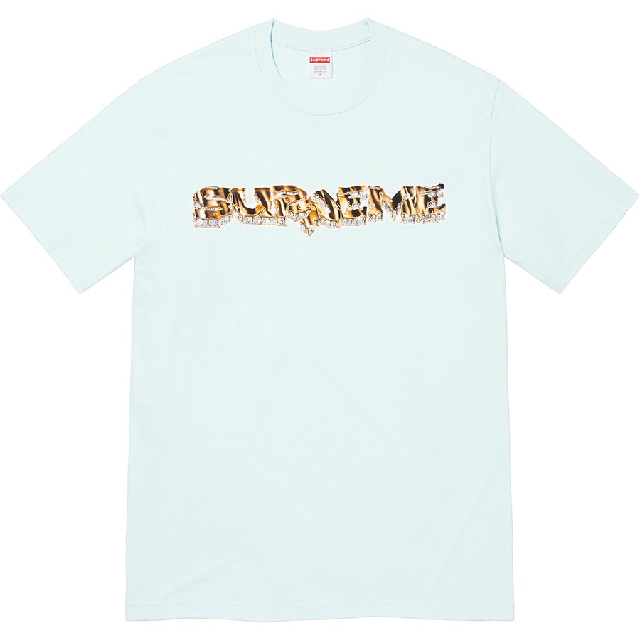 Supreme Diamond Tee (FW21) - Pale Blue - $38