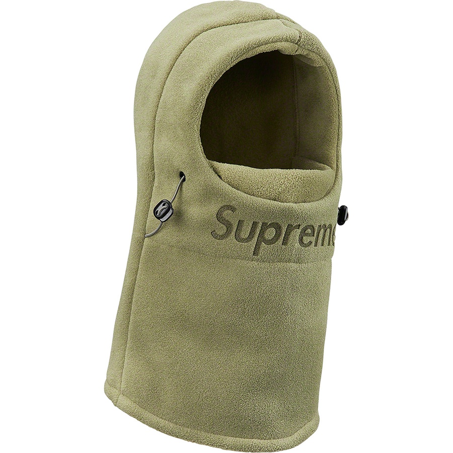 Supreme Polartec Balaclava (FW21) - Light Olive - $60