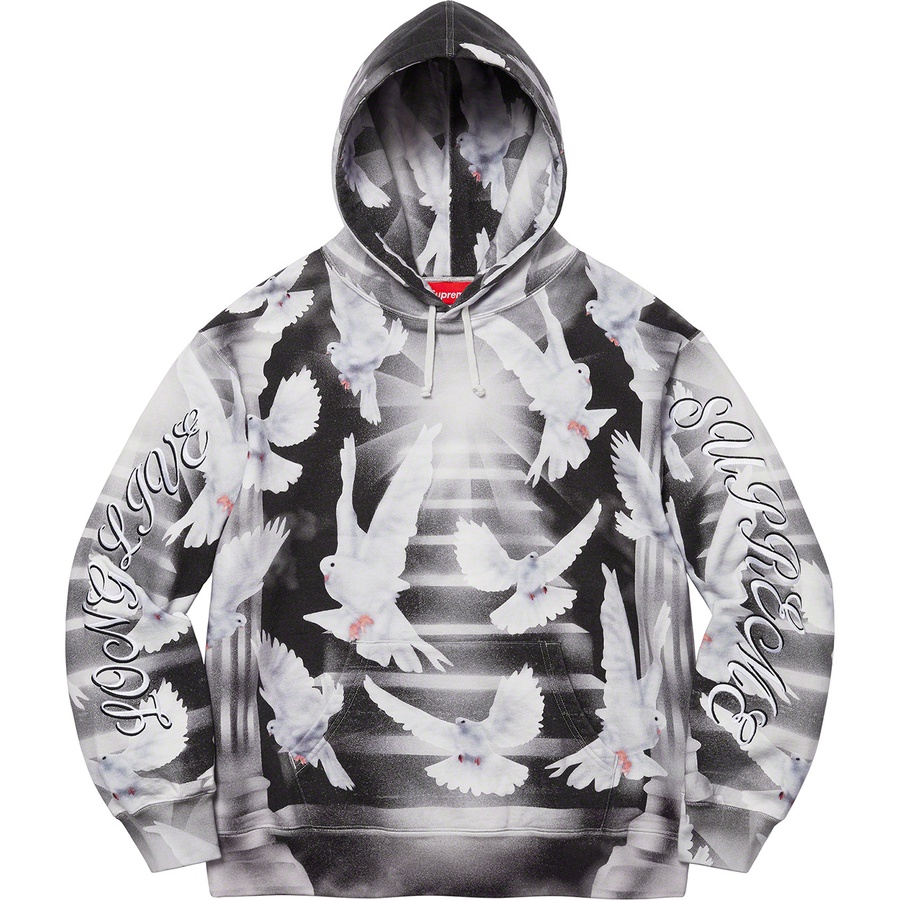 Supreme Doves Hooded Sweatshirt (SS22) - Black - $188