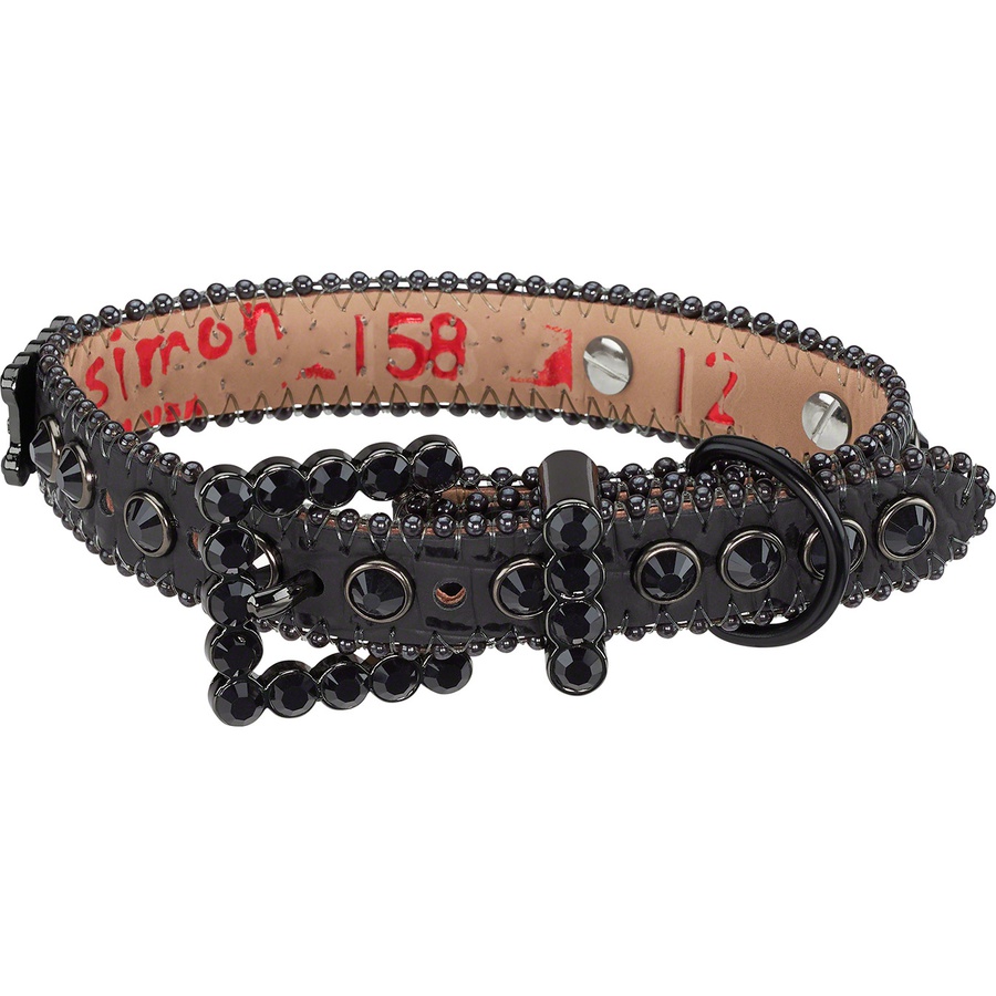 Supreme Supreme B.B. Simon Studded Dog Collar (SS22) - Black - $110