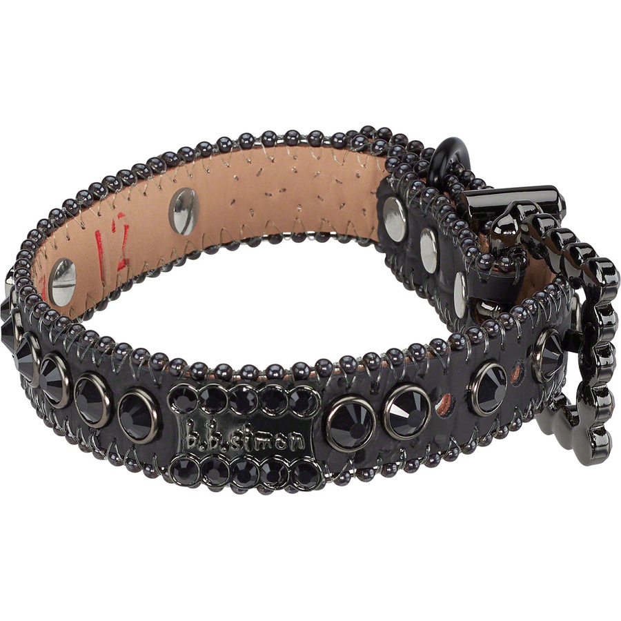 Supreme Supreme B.B. Simon Studded Dog Collar (SS22) - Black - $110