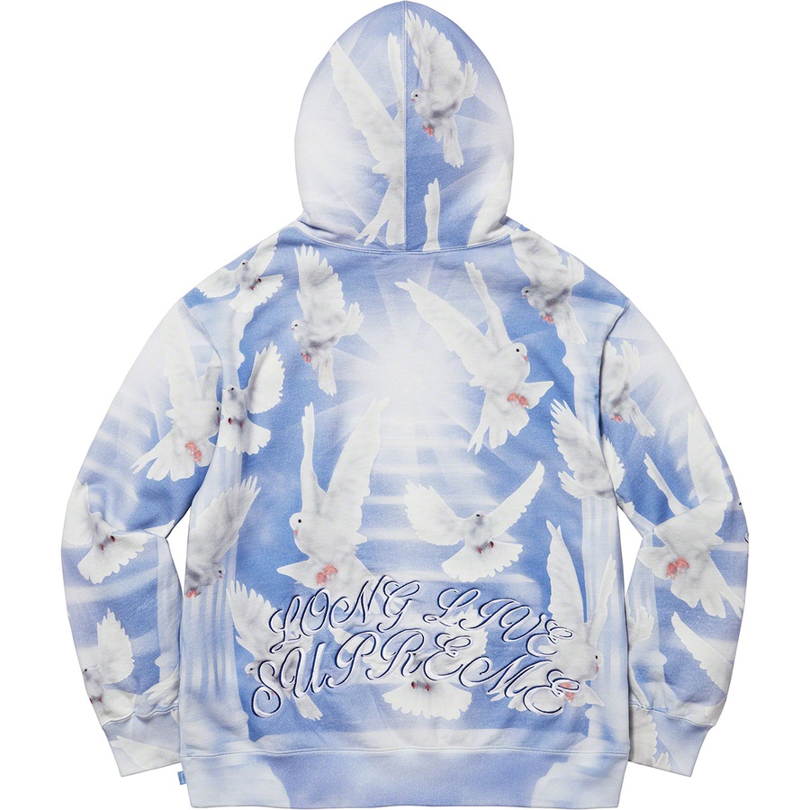 Supreme Doves Hooded Sweatshirt (SS22) - Blue - $188