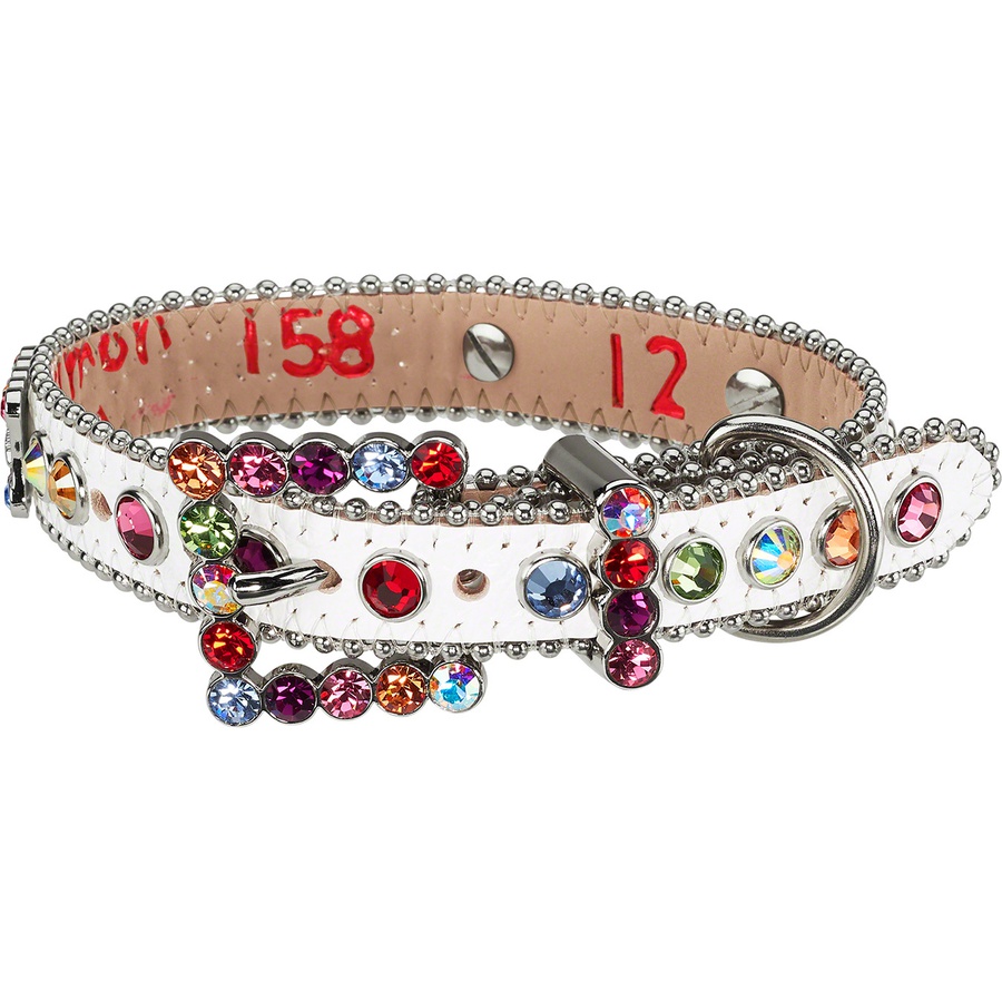 Supreme Supreme B.B. Simon Studded Dog Collar (SS22) - White - $110