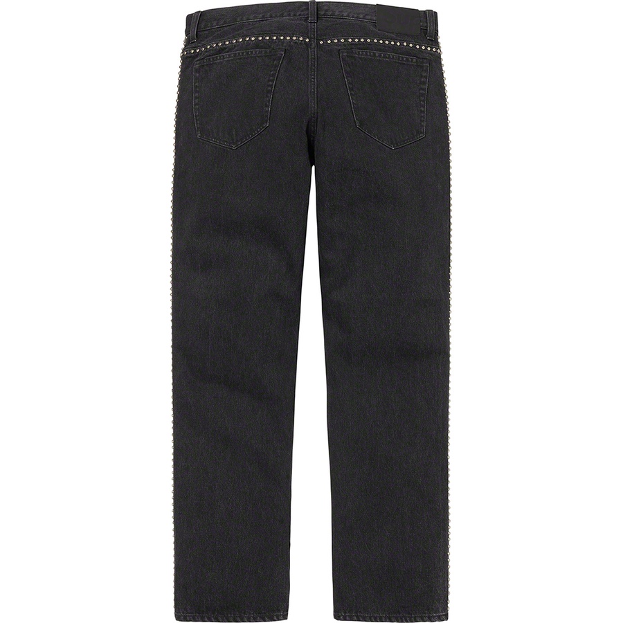 Supreme Supreme B.B.Simon Studded Regular Jean (SS22) - Black - $398