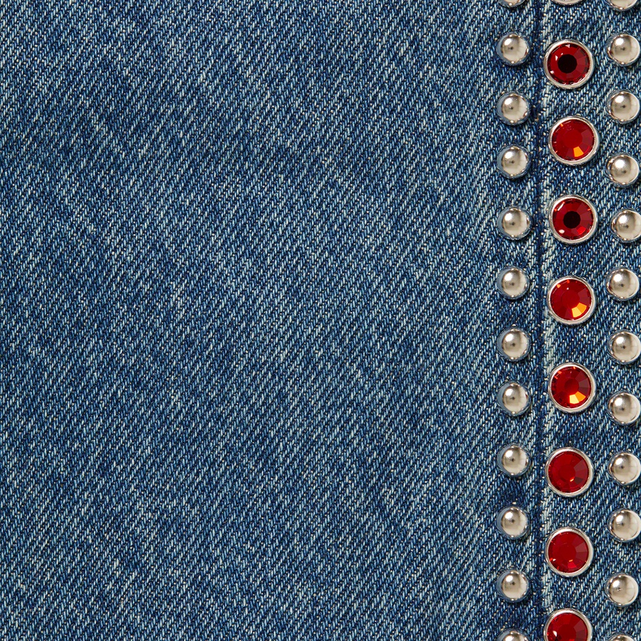 Supreme Supreme B.B.Simon Studded Regular Jean (SS22) - Blue - $398