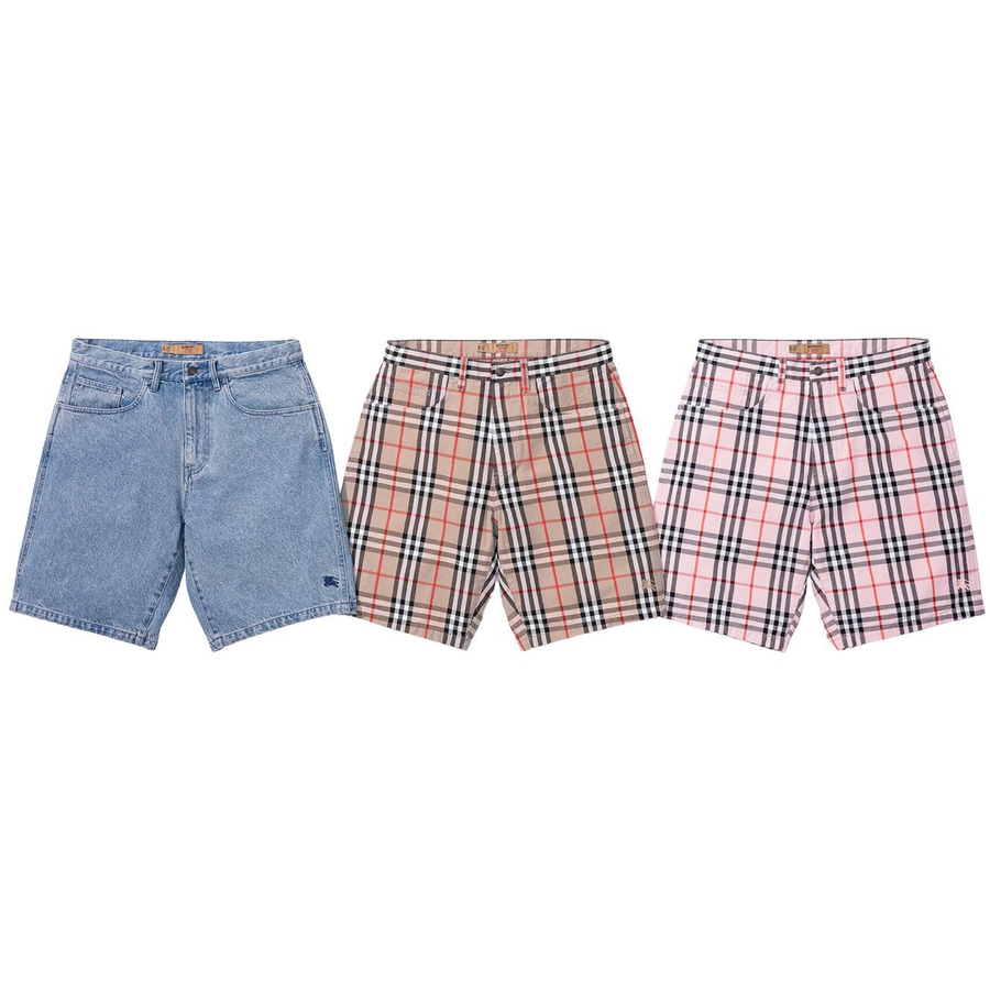 Supreme Supreme Burberry Denim Short (SS22) - $168