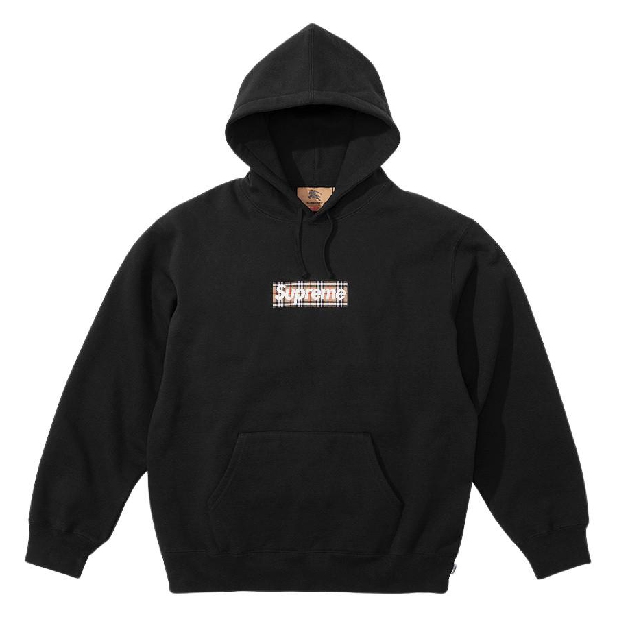 Supreme Supreme Burberry Box Logo Hooded Sweatshirt (SS22) - $198