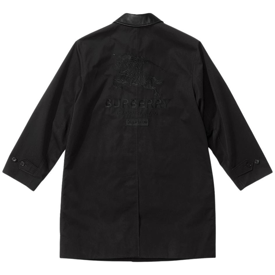 Supreme Supreme Burberry Leather Collar Trench (SS22) - $998
