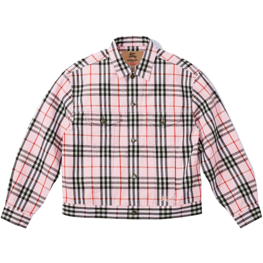 Supreme Supreme Burberry Denim Trucker Jacket (SS22) - $298