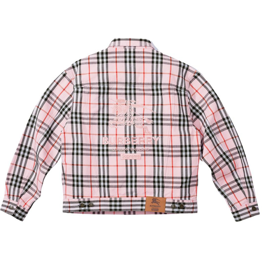 Supreme Supreme Burberry Denim Trucker Jacket (SS22) - $298