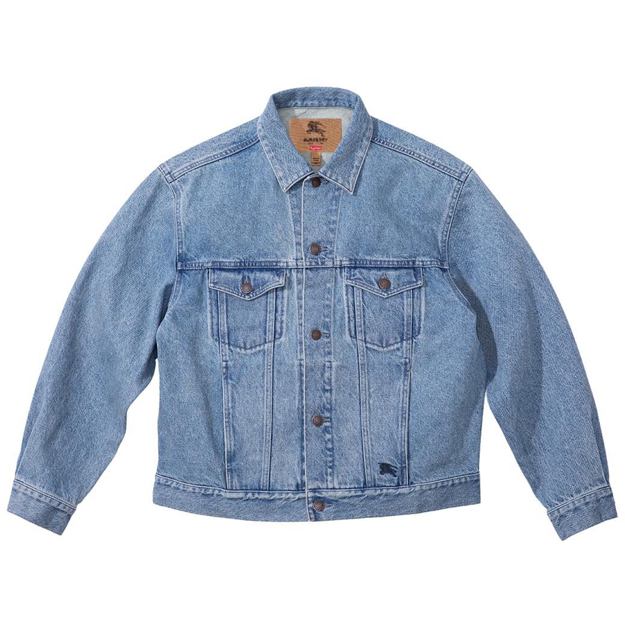 Supreme Supreme Burberry Denim Trucker Jacket (SS22) - $298