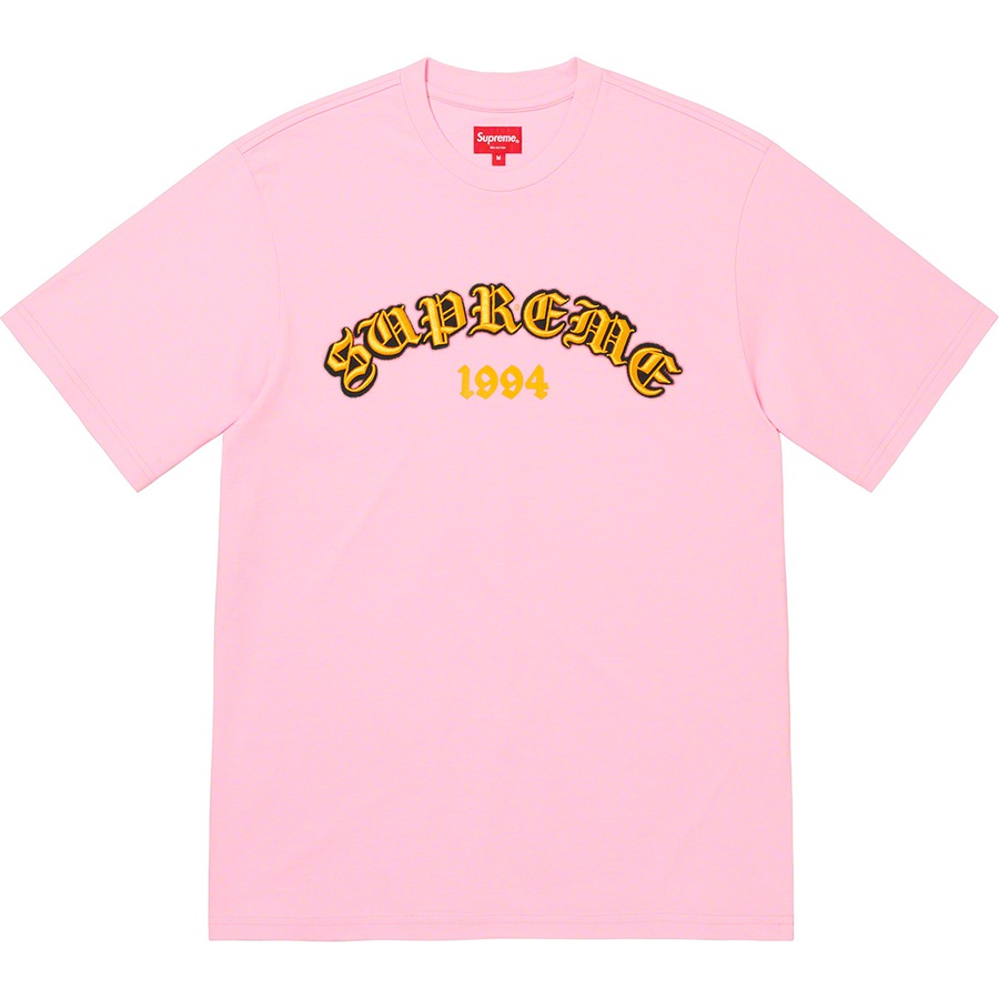 Supreme Old English Glow S S Top (SS22) - Pale Pink - $78