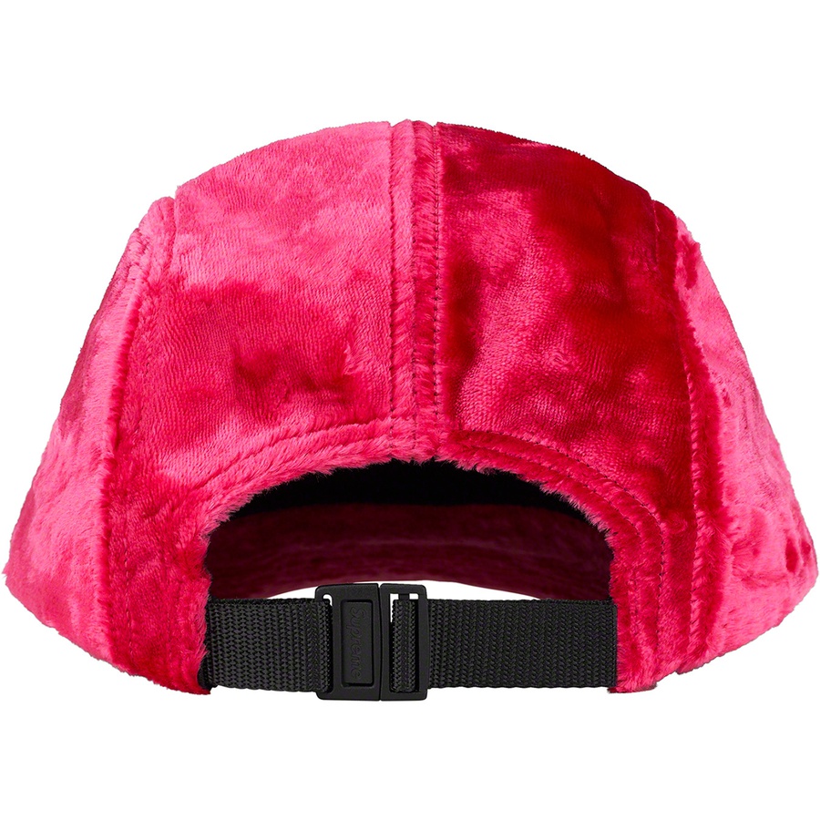 Supreme Crushed Velvet Camp Cap (SS22) - Pink - $54
