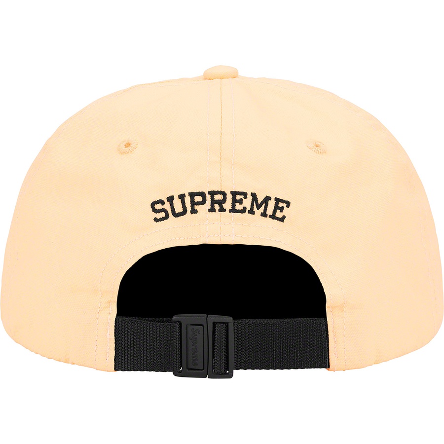 Supreme Small Box Coated Linen 6-Panel (SS22) - Natural - $54