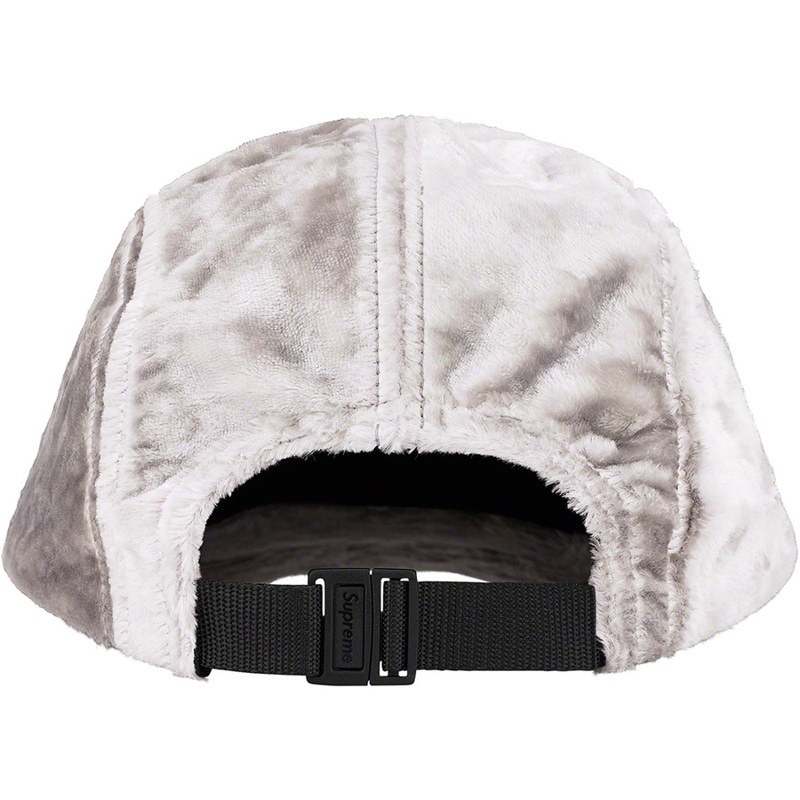 Supreme Crushed Velvet Camp Cap (SS22) - Grey - $54
