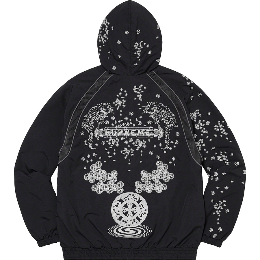 Supreme AOI Glow-in-the-Dark Track Jacket (SS22) - Black - $188