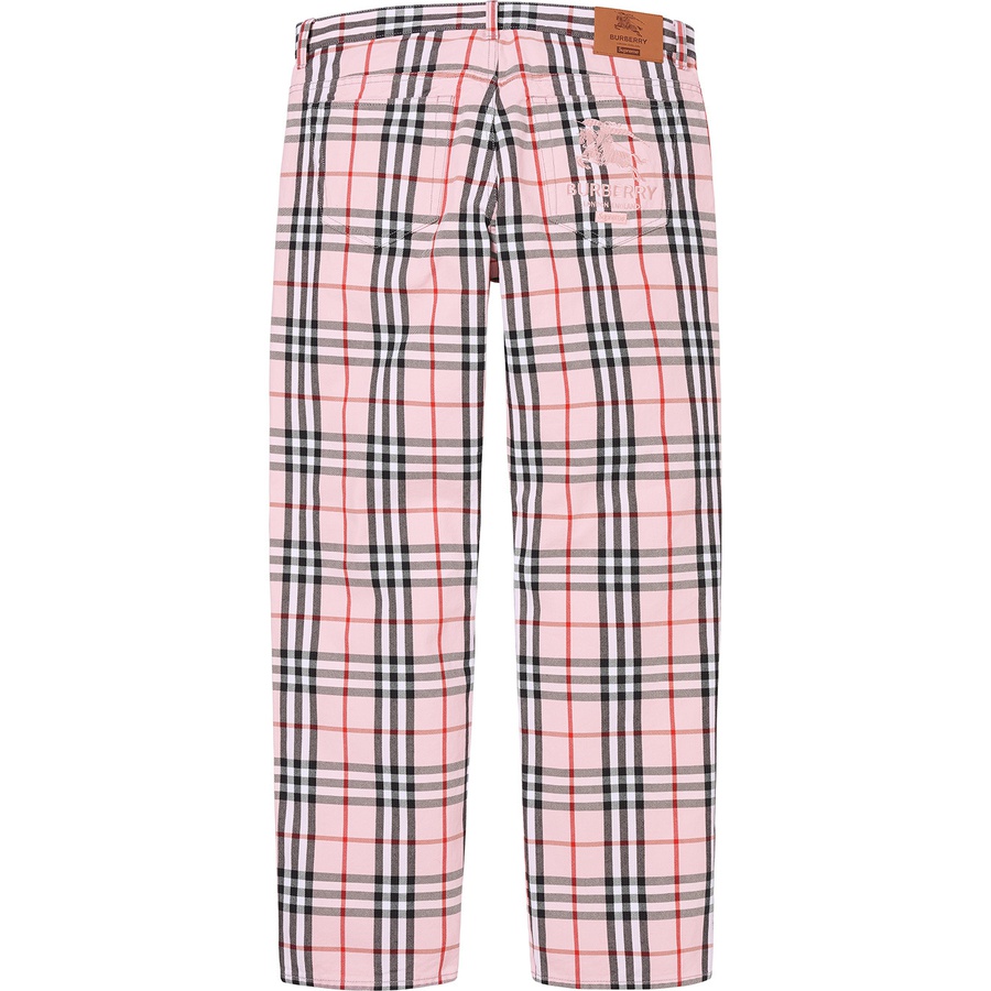 Supreme Supreme Burberry Regular Jean (SS22) - Pink - $198