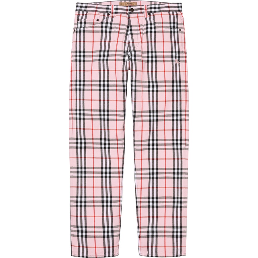 Supreme Supreme Burberry Regular Jean (SS22) - Pink - $198
