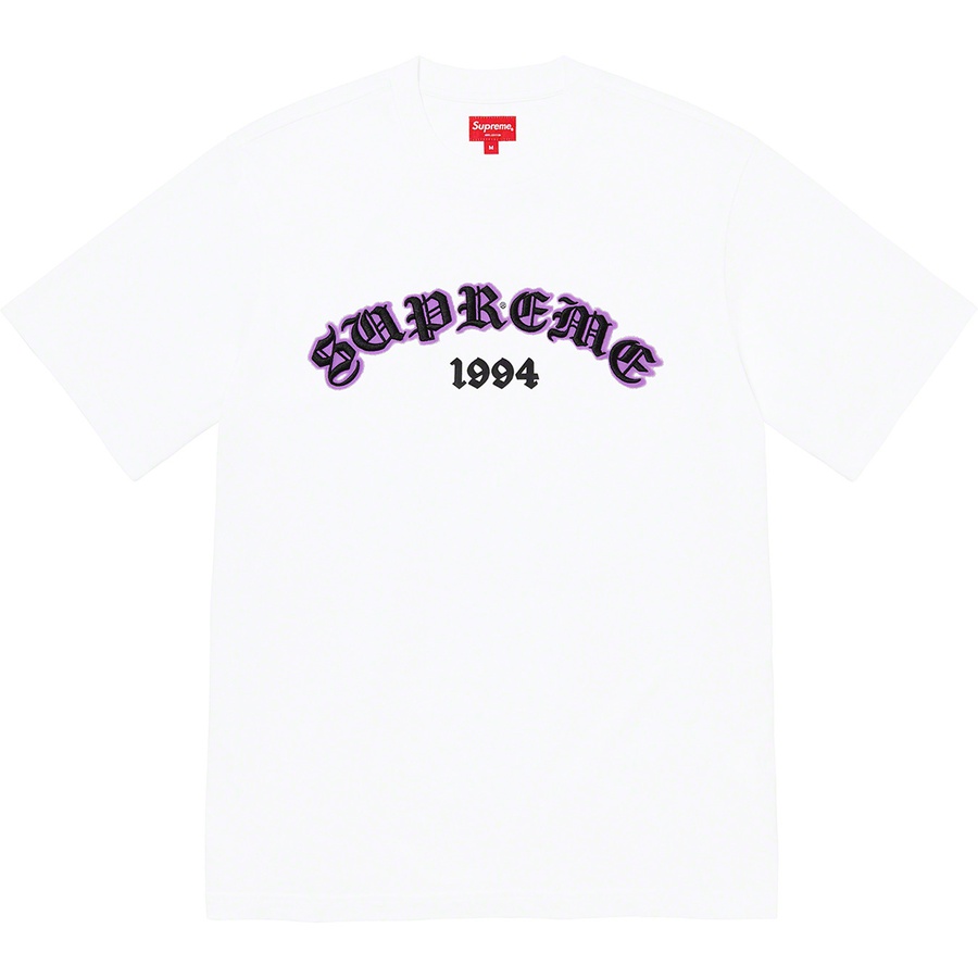 Supreme Old English Glow S S Top (SS22) - White - $78